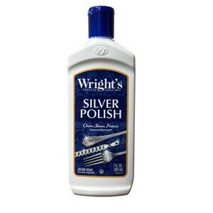 Wrights Silver Polish 7 Fl Oz - Cleans Shines Protects & Tarnish Resistant